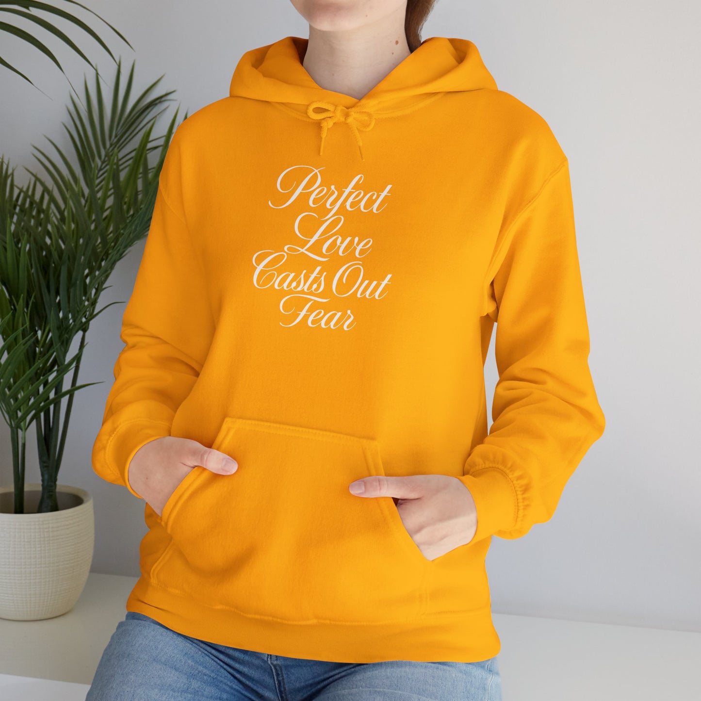 "Perfect Love Casts Out Fear" Heavyweight Hoodie